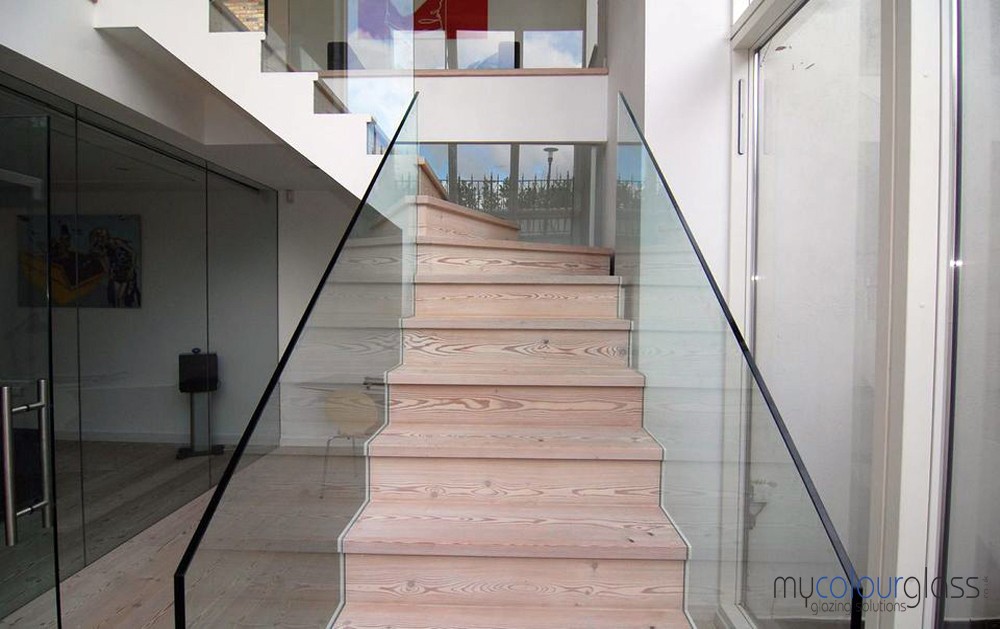 stair glass balustrades